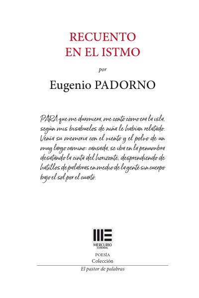 Recuento en el istmo (edición revisada y ampliada)