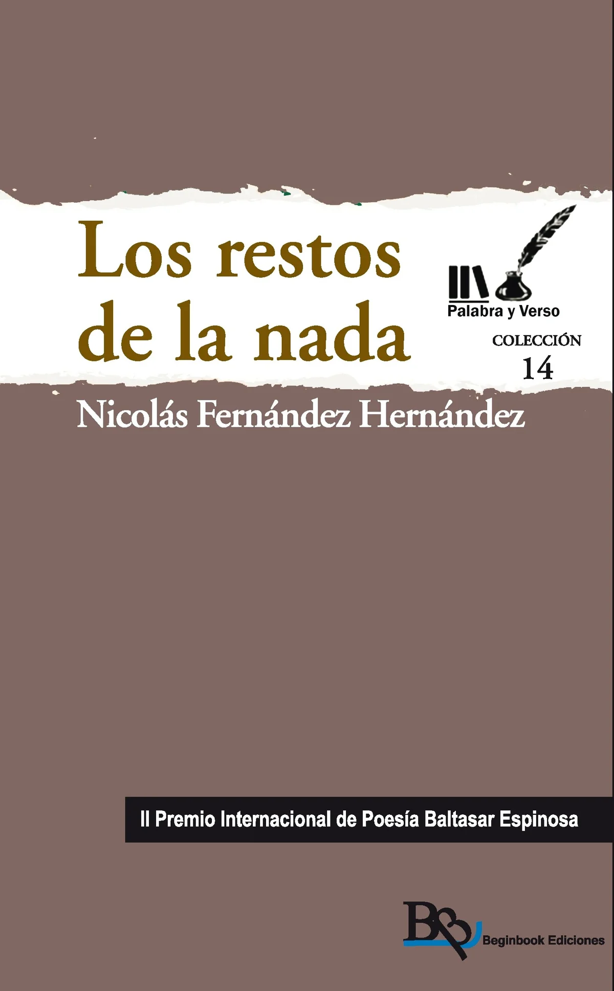 Los restos de la nada (Palabra y Verso, 14) — imagen 1